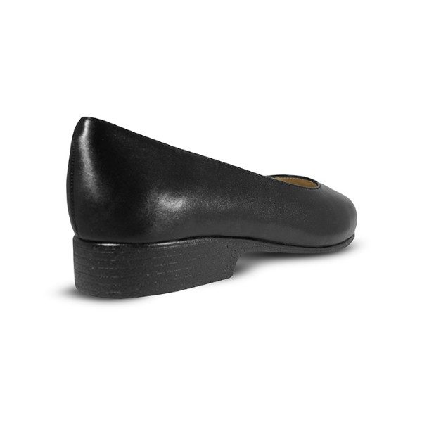 Zapato-para-Azafatas-comodos-Negro modelo Redondo