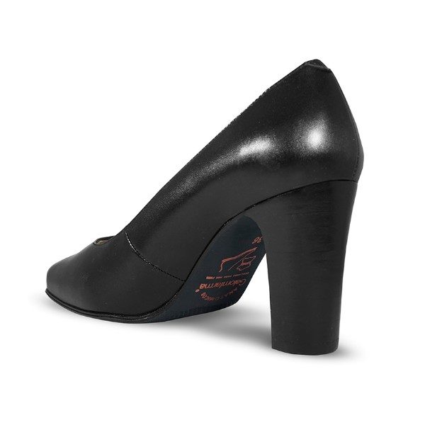 zapato-para-azafata-comodo-negro modelo Seven